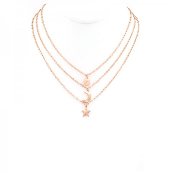 Layered Star Necklace Set